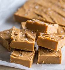 Salted Chocolate Caramel Fudge