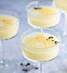 Cocktail citron et thym