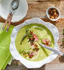 Kopfsalat-Suppe