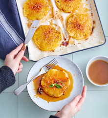 Ananas caramélisé aux épices