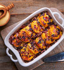 Gnocchi alla romana al pepe nero con radicchio e speck