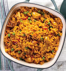 Arroz con pollo panameño