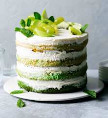 Naked cake verde