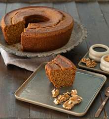 Κέικ με χαρουπόμελο (νηστίσιμο)