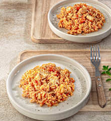 Κριθαράκι με κοτόπουλο