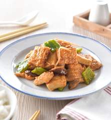 茄汁炒豆包