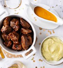 Ternera en salsa con glaseado en cocción lenta