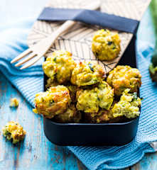 Boulettes courgette-mozzarella