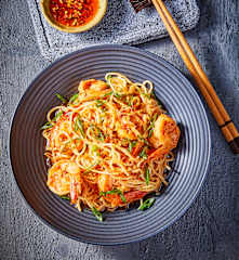 Mi Minyak Cabai dengan Udang