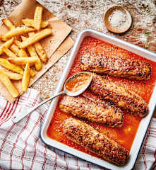 Fricadelles au coulis de tomates