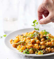 Cremiger vegetarischer Reis