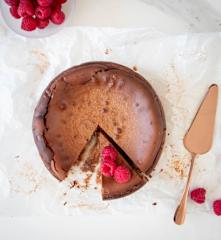 Chocolate Basque cheesecake