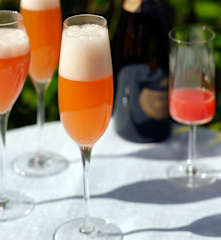 Rhubarb Infused Aperol Spritz