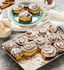 Cinnamon rolls de calabaza