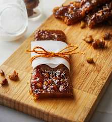 Barrette alle castagne caramellate