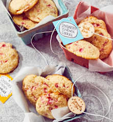 Biscuits à la rhubarbe et au citron