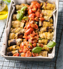 Vegan Aubergine Rolls