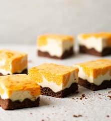 Barrette cheesecake alle patate dolci