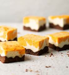Barrette cheesecake alle patate dolci
