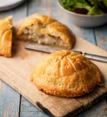 Cauliflower Pithivier in Gluten-free Cheddar Puff Pastry