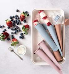 Berry and yoghurt icy poles (12 months+)