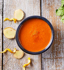 Aderezo de jengibre y naranja