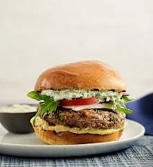 Mediterranean Lamb Burger