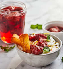 sous-vide糖渍草莓