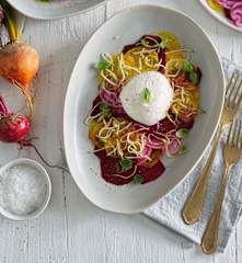 Beetroot carpaccio (Thermomix® Cutter)