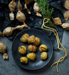 Castanhas glaceadas (marrons glacés)