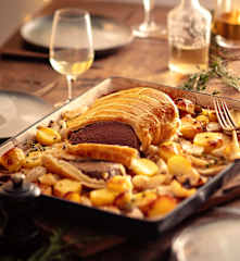 Bœuf en croûte feuilletée