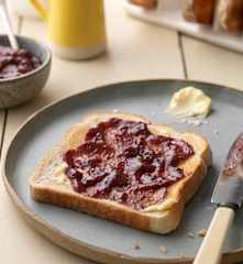 Blueberry Peach Jam (No Added Sugar)