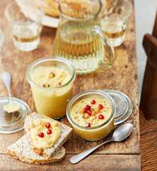 Houmous léger au curcuma et grenade