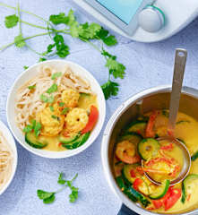 Curry de crevettes au lait de coco