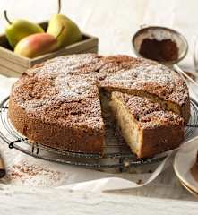Birnenkuchen mit Walnüssen