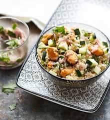 Salade de quinoa aux moules
