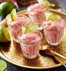 Blutorangen-Kardamom-Sorbet