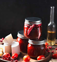 Chutney de tomates cherry e hinojo