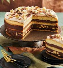 Bananen-Espresso-Sahne-Torte