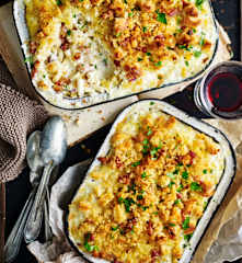 Ultimate mushroom mac n' cheese