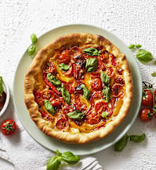 Quiche ai peperoni e pomodori