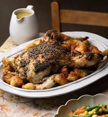 Roast Chicken Dinner with Veg and Gravy