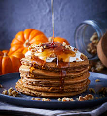 Hotcakes de calabaza