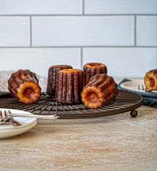 Traditional gluten free French vanilla canelé