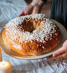 Brioche des rois citron et fève tonka