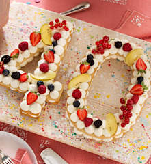 Torta número o letra para cumpleaños