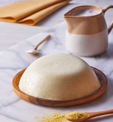 Queso derretible vegano