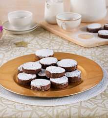 Polvorones de chocolate