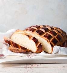 Pan dulce al azafrán