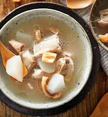 肋排干贝萝卜汤